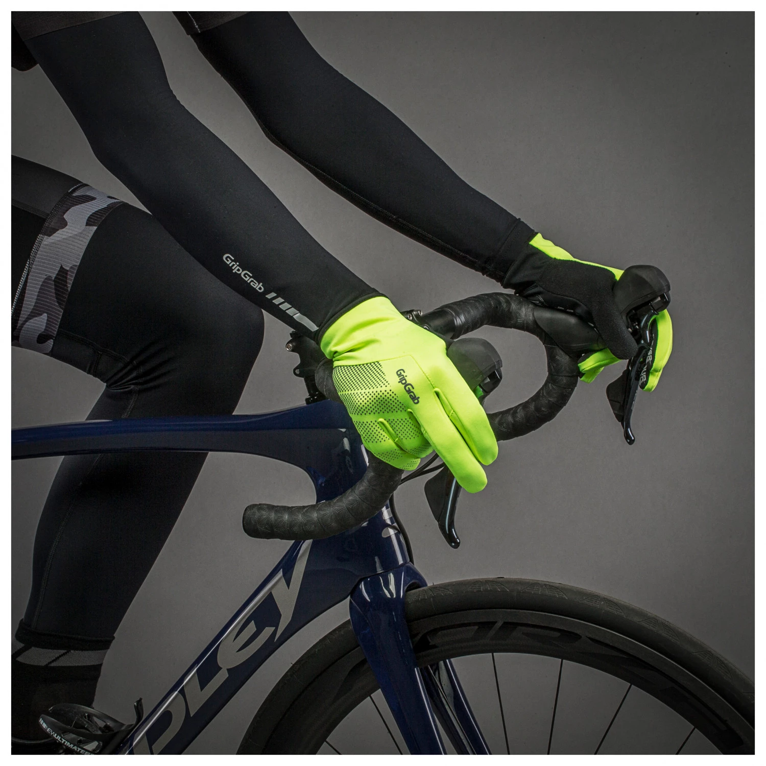 GripGrab - Ride Hi-Vis Windproof Midseason Glove - Gants 2 GripGrab - Ride Hi-Vis Windproof Midseason Glove - Gants – Image 2