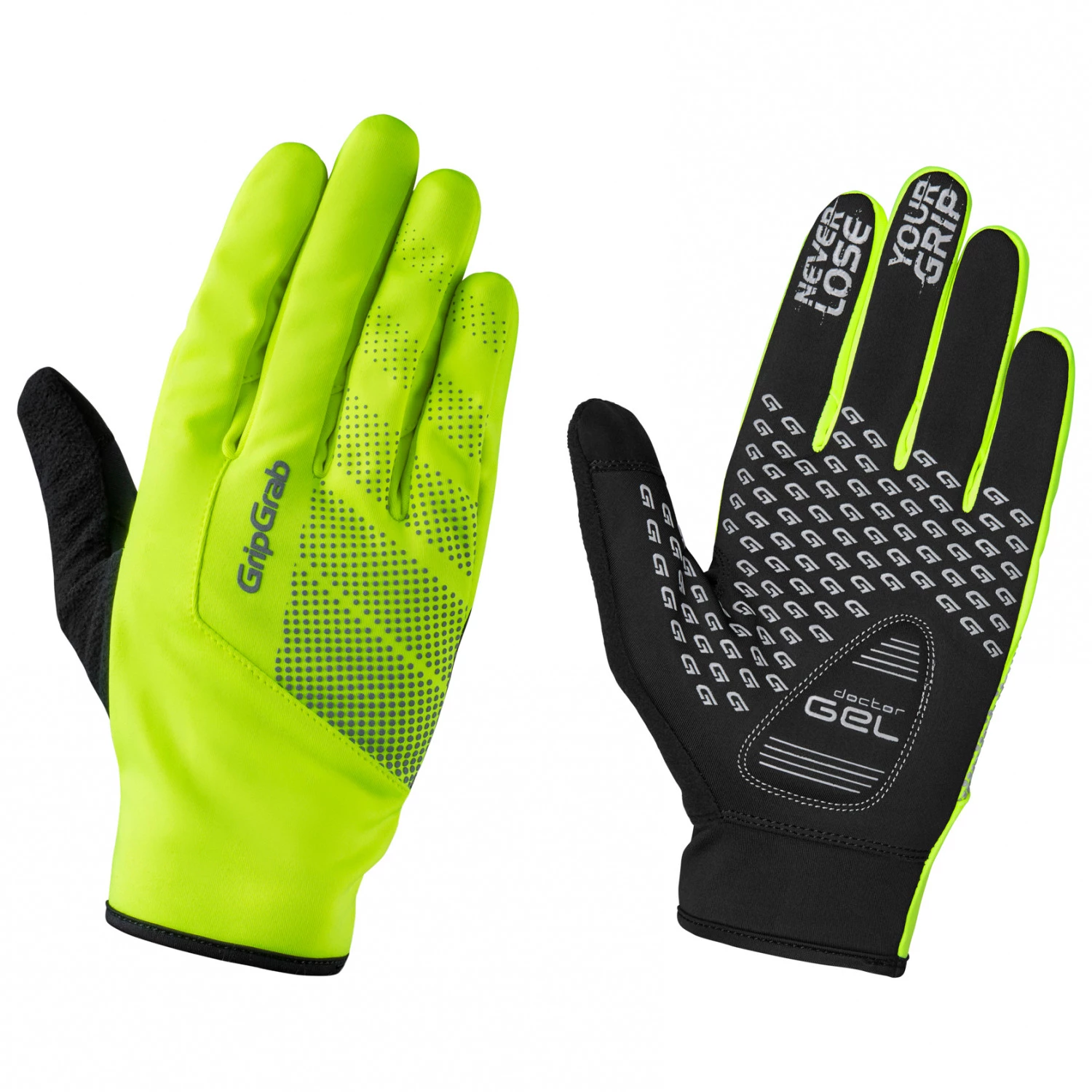 GripGrab - Ride Hi-Vis Windproof Midseason Glove - Gants 1 GripGrab - Ride Hi-Vis Windproof Midseason Glove - Gants