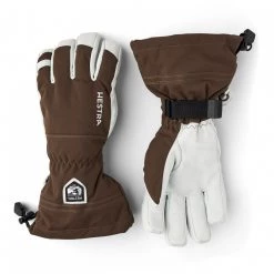 Hestra - Army Leather Heli Ski 5 Finger - Gants -Vêtements outdoor Soldes hestra army leather heli ski 5 finger gants 3